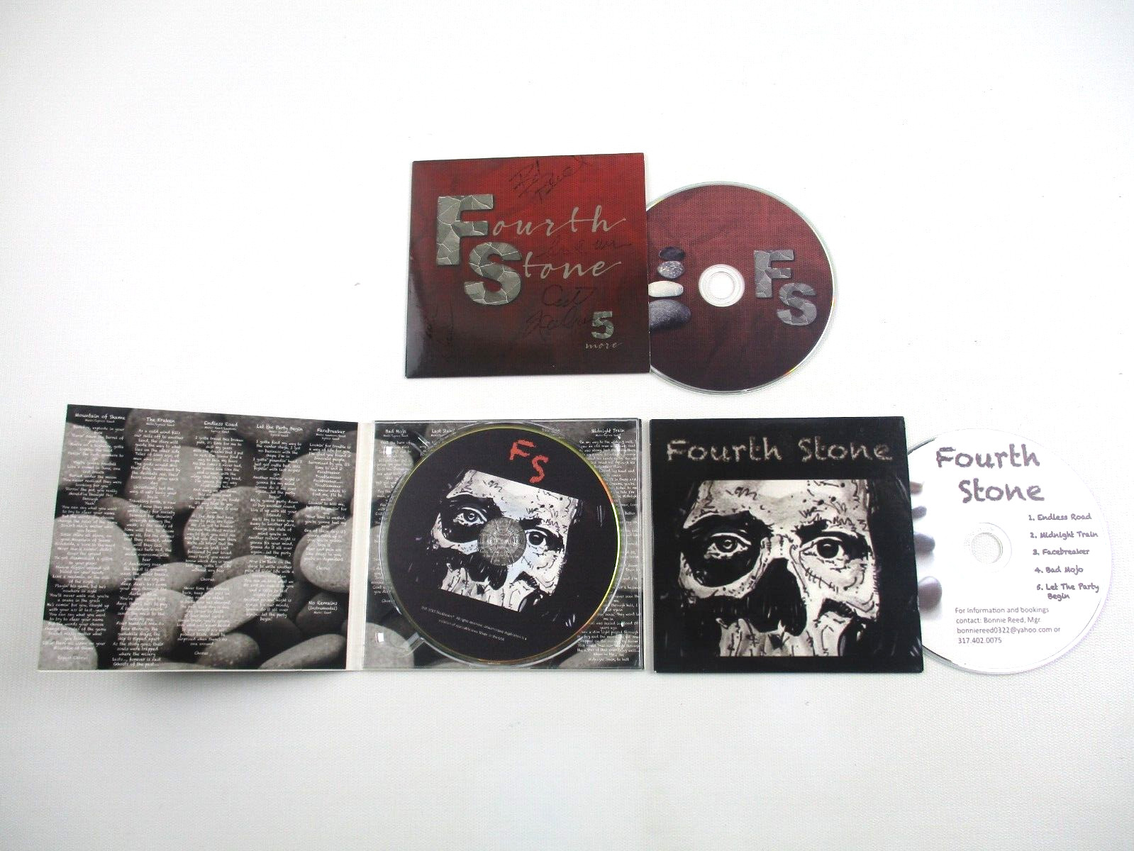 Lot of 3 FOURTH STONE CD's Self titled, 5 More, 2013