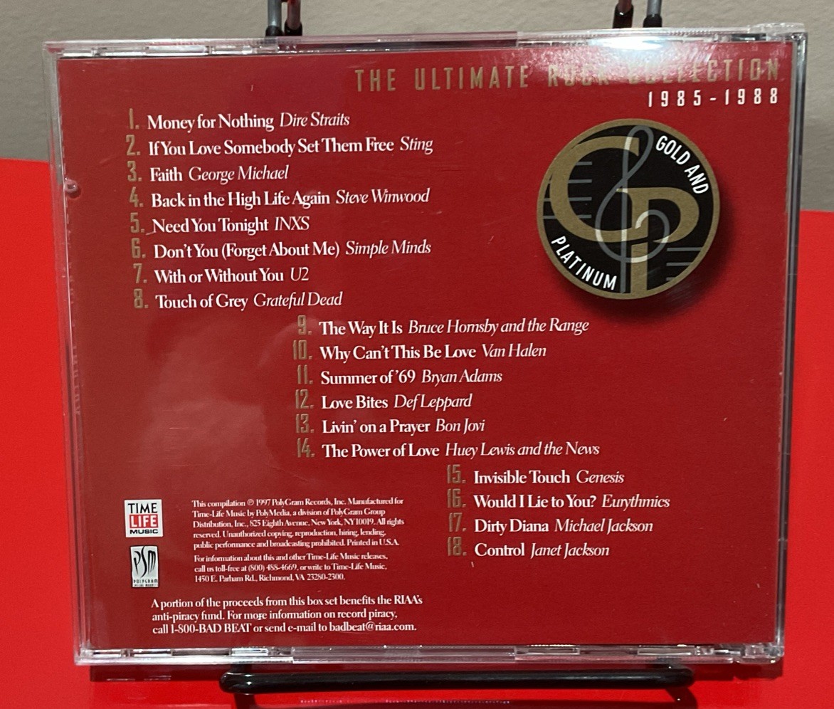 Time Life The Ultimate Rock Collection - Gold and Platinum 6 CD Box Set 1997