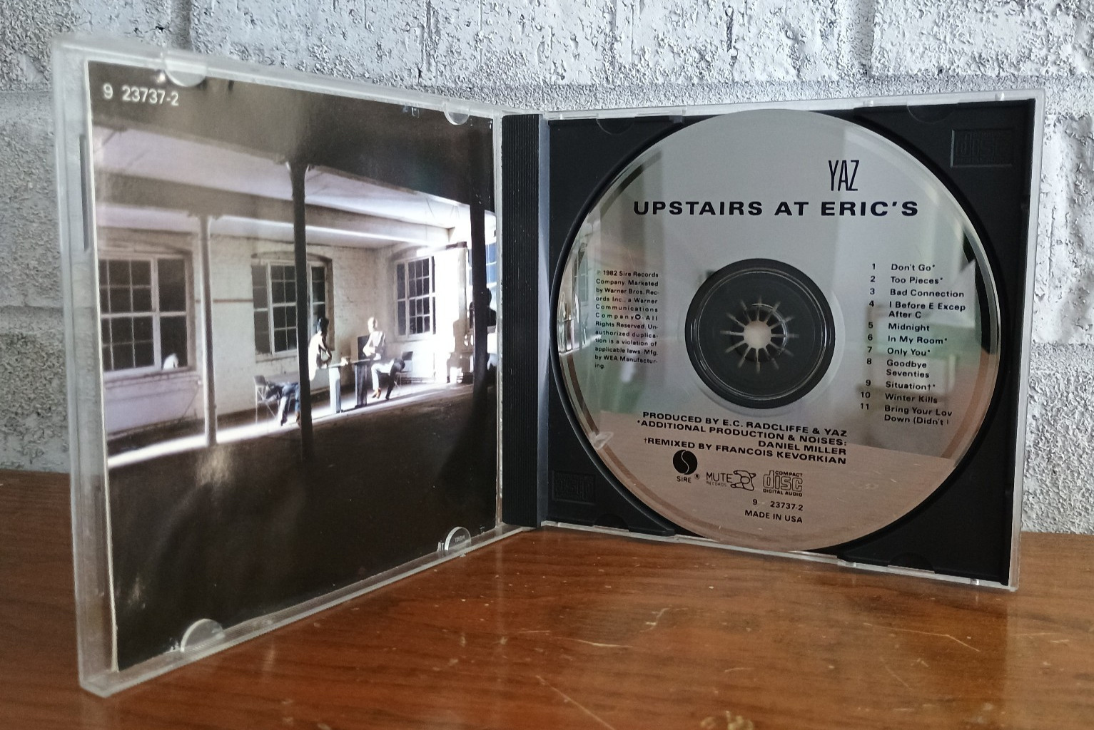 Yaz CD - Upstairs at Eric's - 1987 US Reissue - Vince Clarke / Alison Moyet