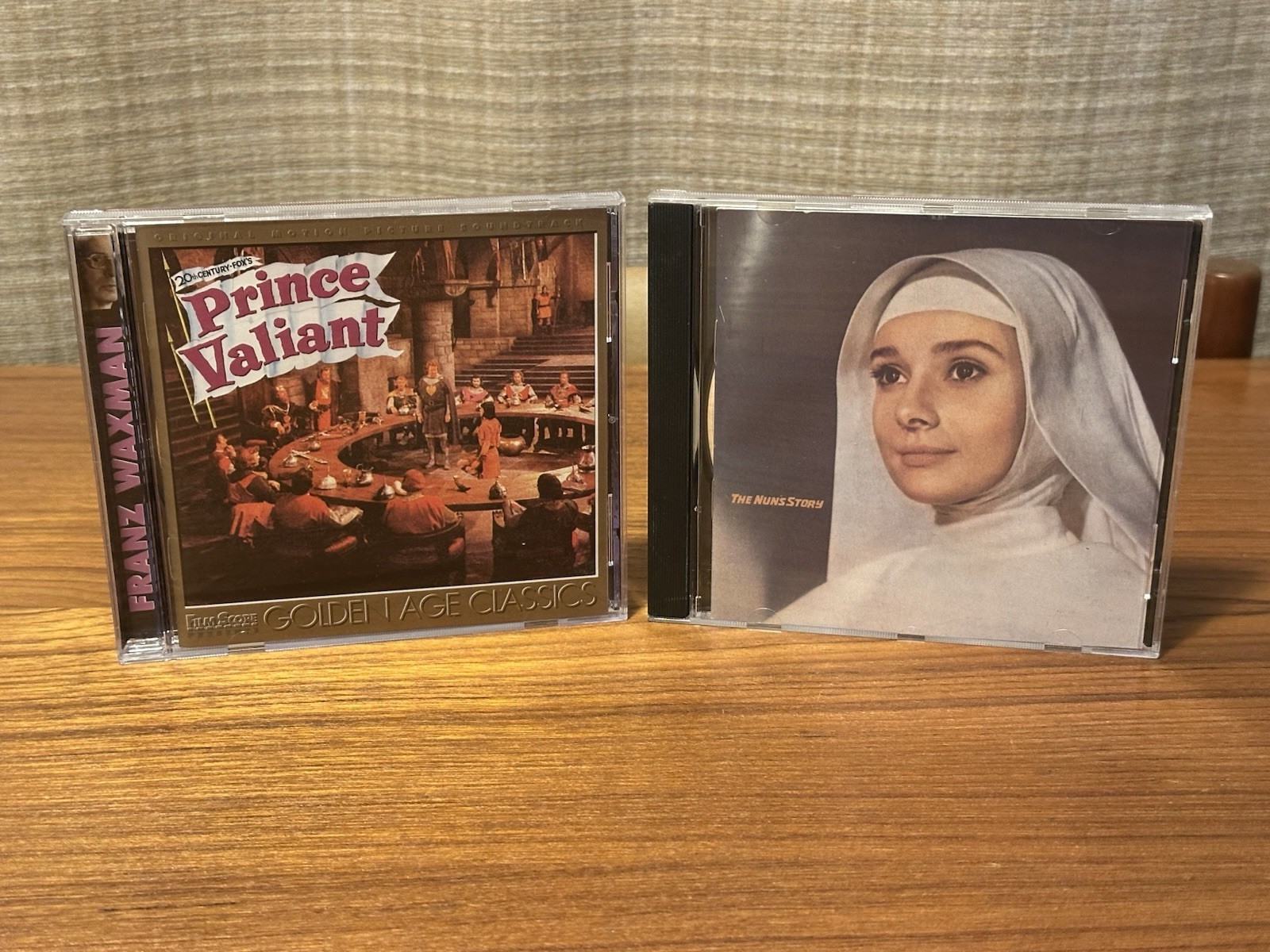 Franz Waxman Film Score Soundtrack CD Lot - Prince Valiant & The Nun's Story
