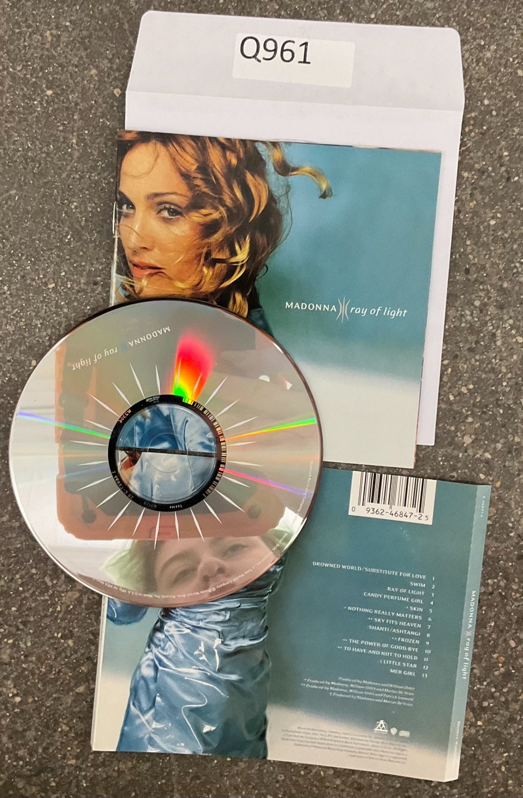 Ray of Light by Madonna (CD, 1998) No Case #Q961