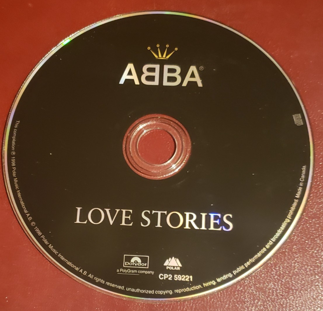 ONE MUSIC CD ONLY - Love Stories by ABBA (1998 Polar Music International)