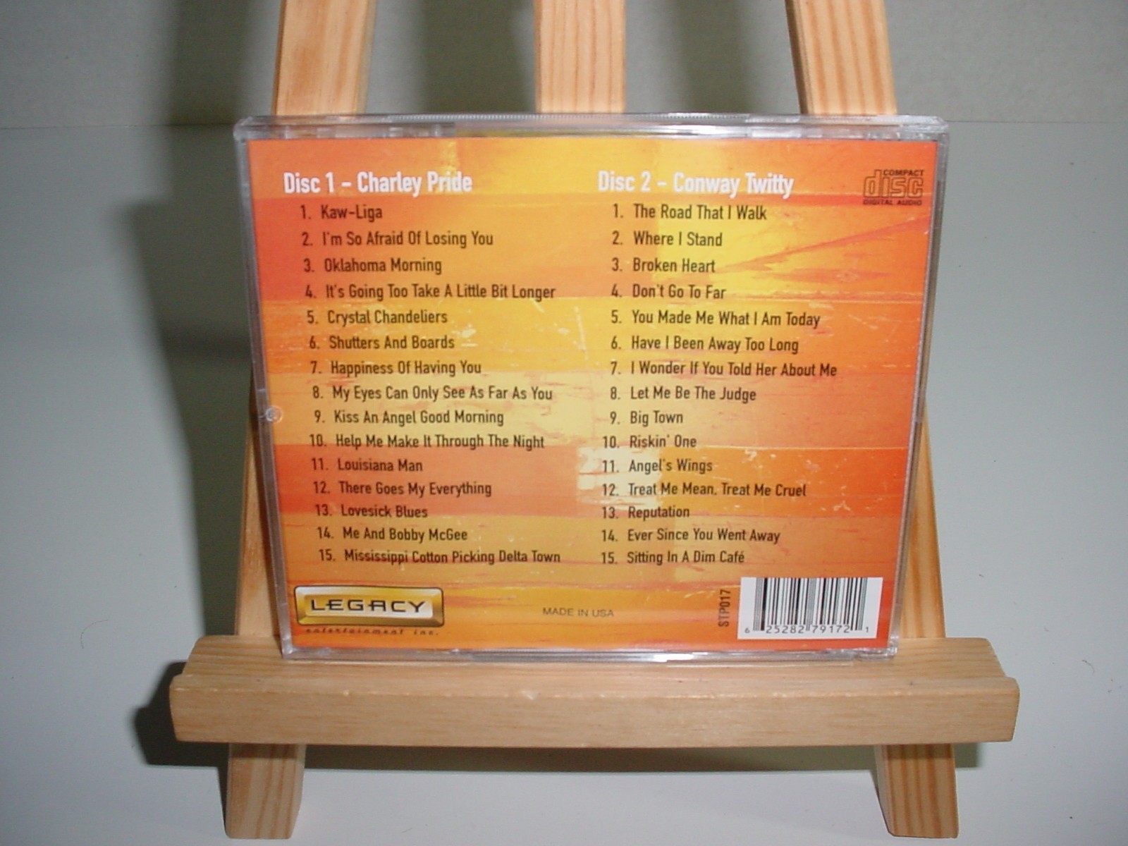 Country Music Superstars: Charley Pride and Conway Twitty, CD, 2007, 2 CDs