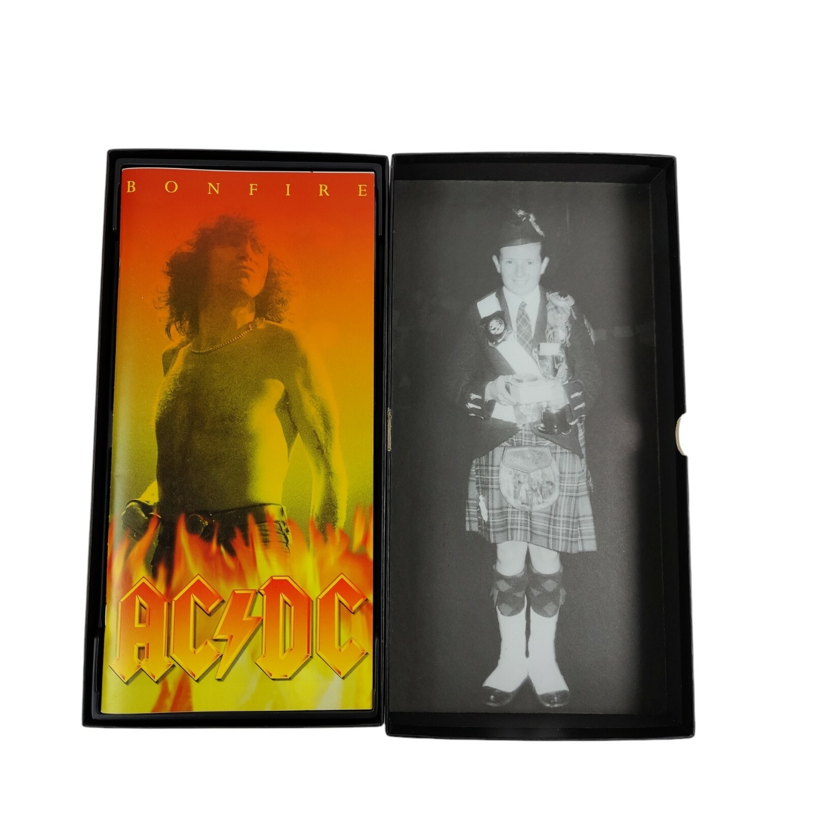 Bonfire AC/DC Boxset W/ Poster Book Pick Sticker - Tat + 2 CD’s - Missing 2 CD’s