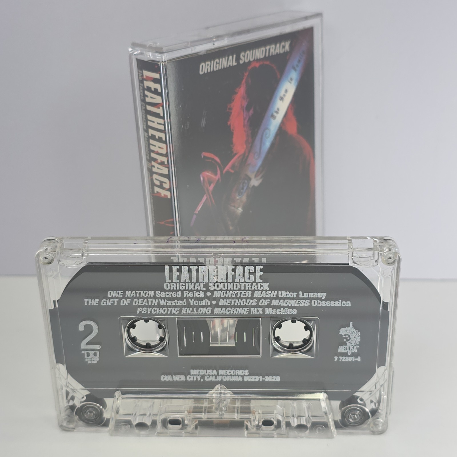 Leatherface Texas Chainsaw Massacre III Original Soundtrack Cassette Horror OST