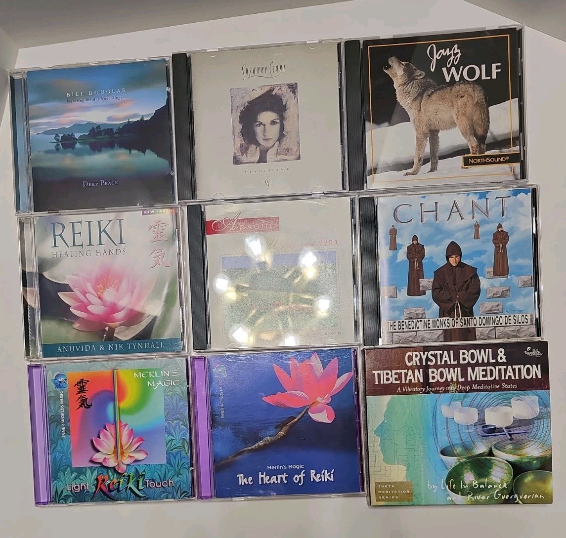 CD Lot 9 Reiki Relaxation Meditation Spa Spiritual Nature Ambient Yoga New Age