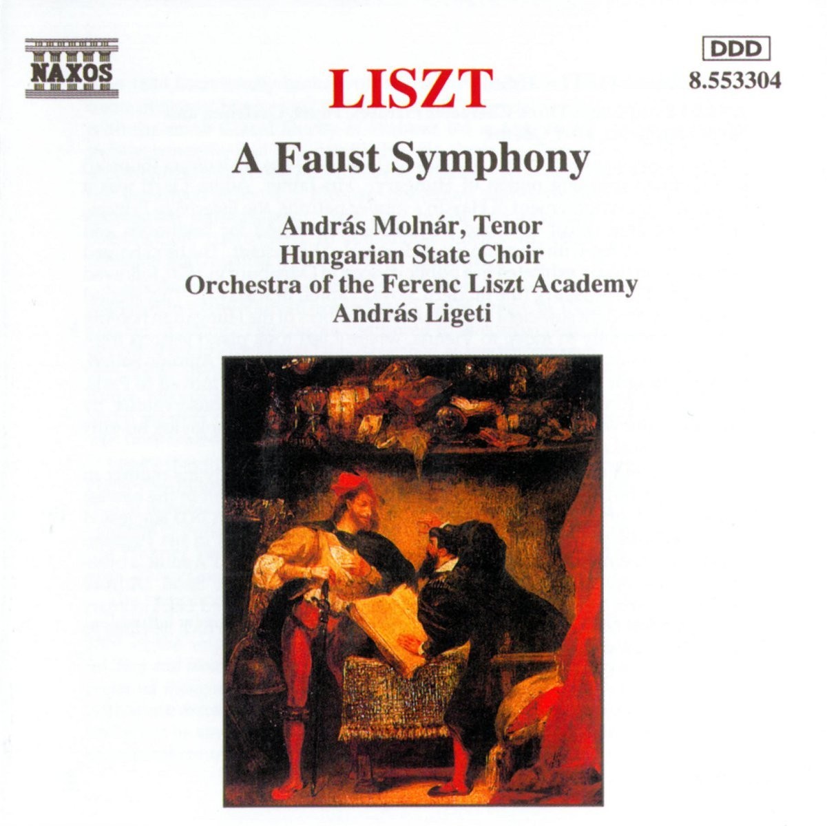Liszt: A Faust Symphony [CD] András Ligeti, András Molná... [*READ* EX-LIBRARY]