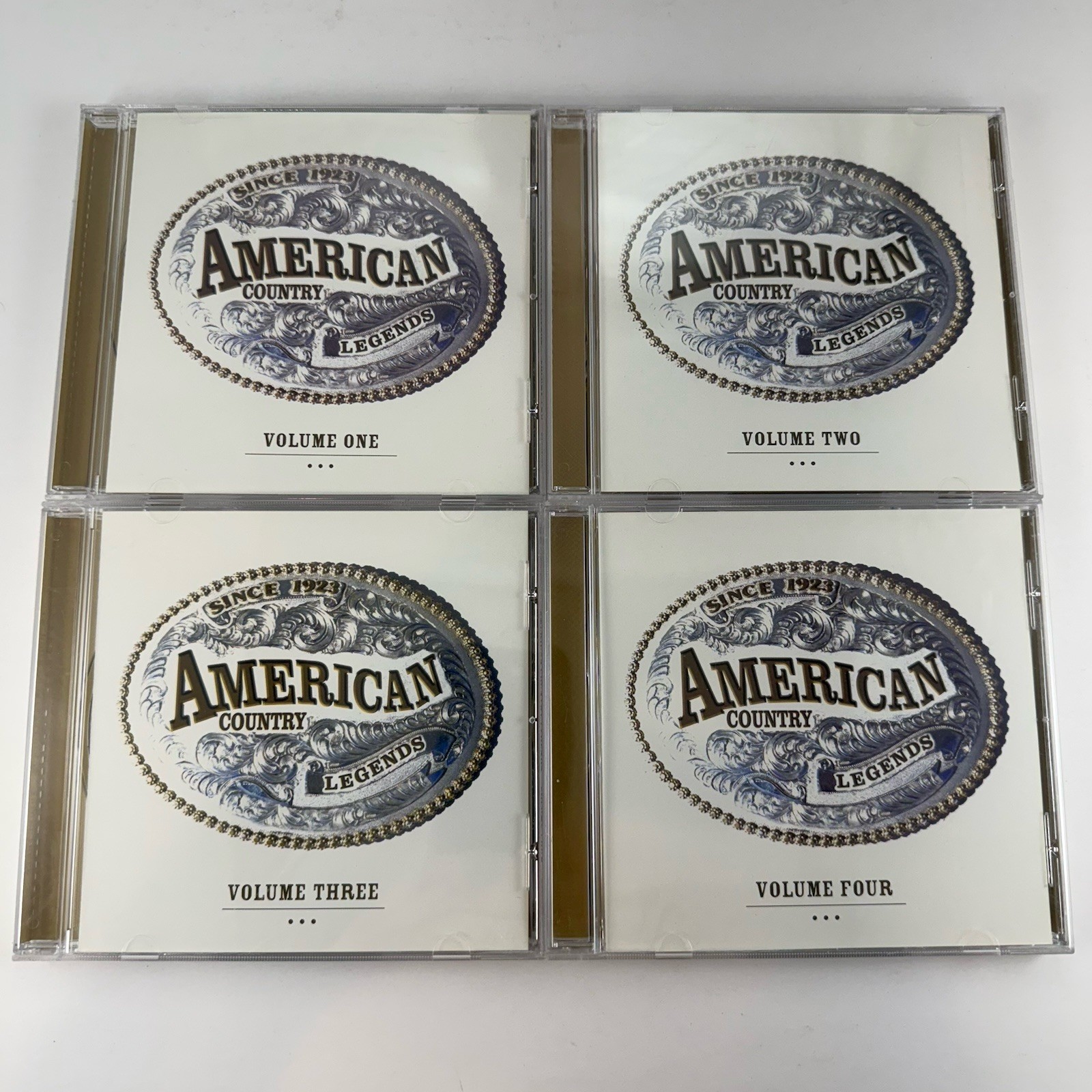 American Country Legends (4-CD Set) Volume's One-Two-Three-Four