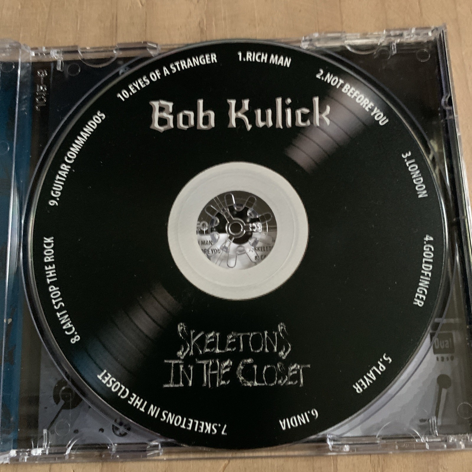 Skeletons In The Closet by Bob Kulick (CD, 2017 Vanity Music
