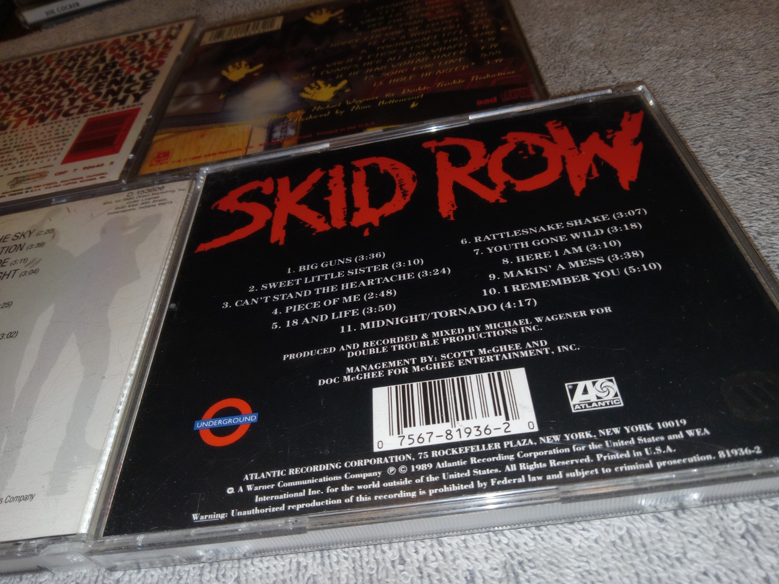 Skid Row, Great White, INXS, Extreme - 1980's Rock CD Lot