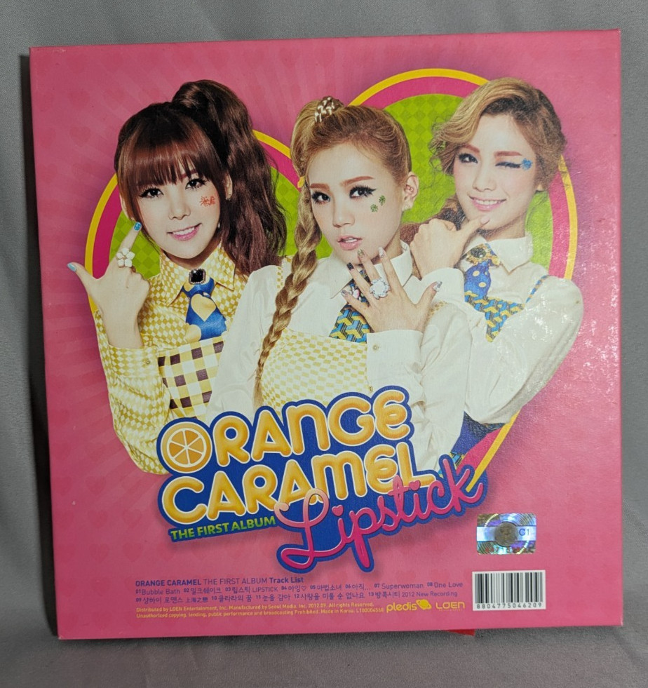 Orange Caramel First Album Lipstick Poster Lizzy Photocard K-Pop AfterSchool CD