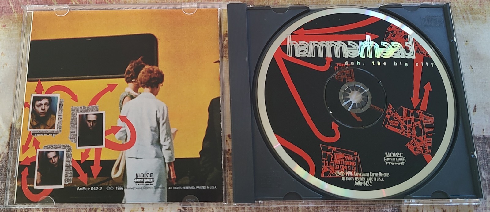 HAMMERHEAD - DUH, THE BIG CITY - 1996 AmRep - MINNEAPOLIS GARAGE ROCK METAL OOP