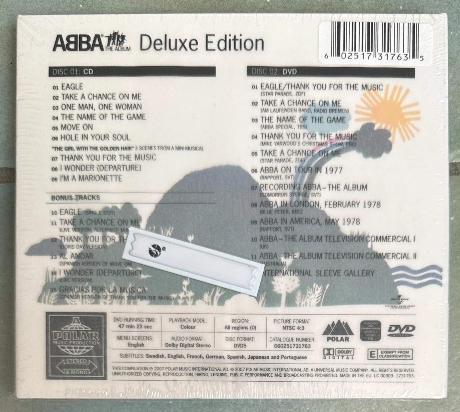 ***STILL SEALED*** ABBA / THE ALBUM [DELUXE EDITION] — 2007 CD+DVD