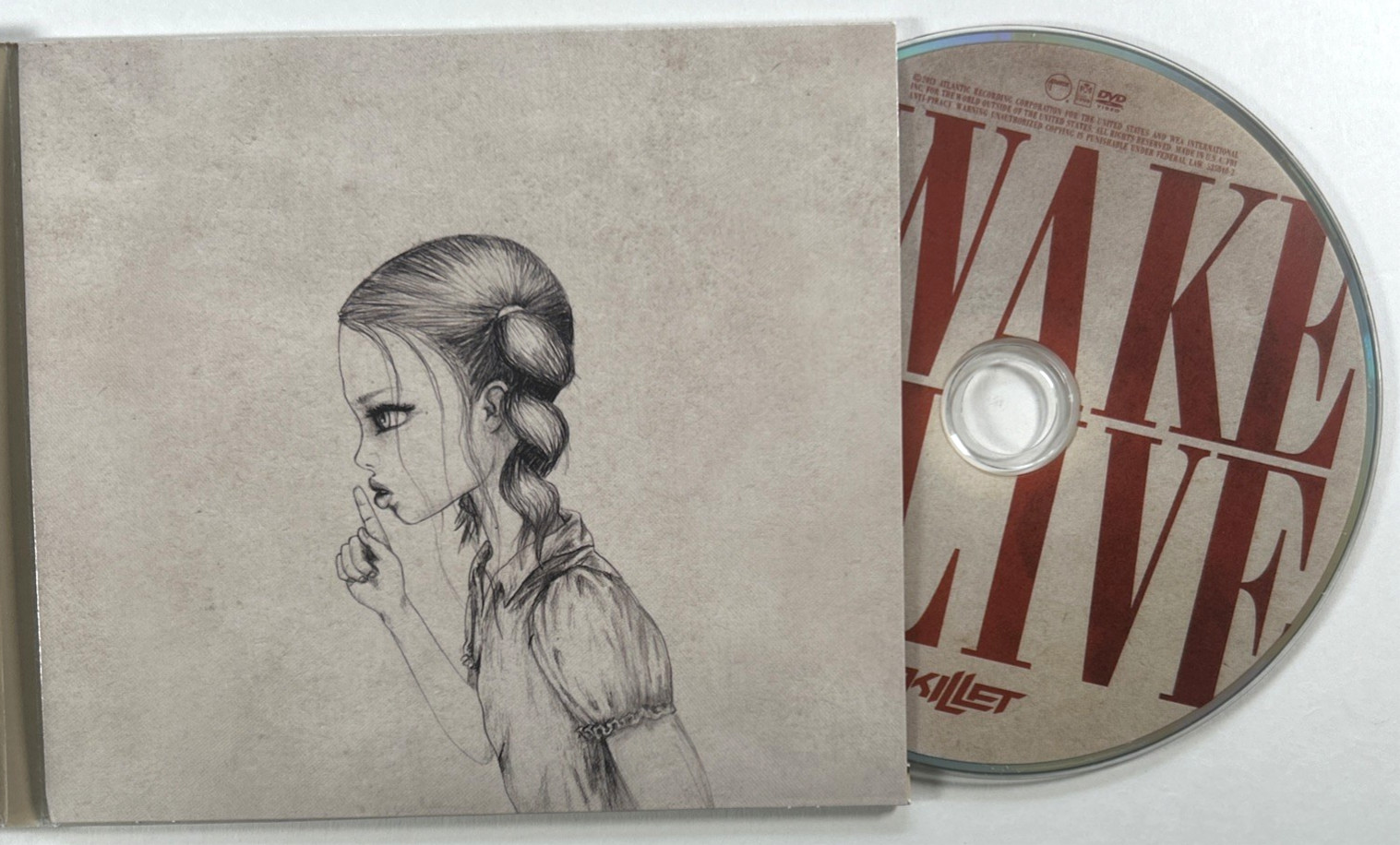 Skillet Rise CD DVD Deluxe Edition Digipack Christian Rock VG+