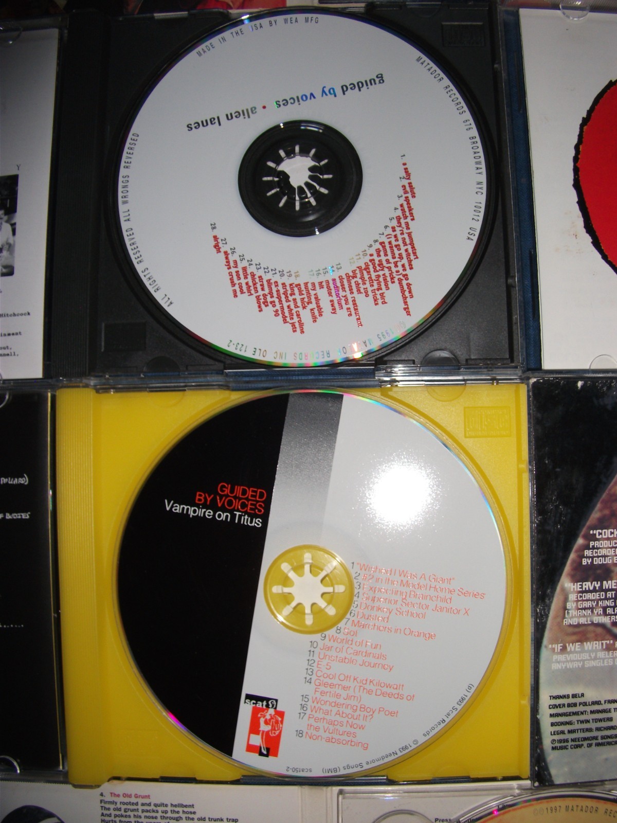 Guided By Voices CD Lot of 6 Original 1990s Robert Pollard 90s Indie Rock