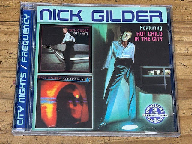 Nick Gilder - City Nights/Frequency CD. Rare & out of print 2006 on Collectables