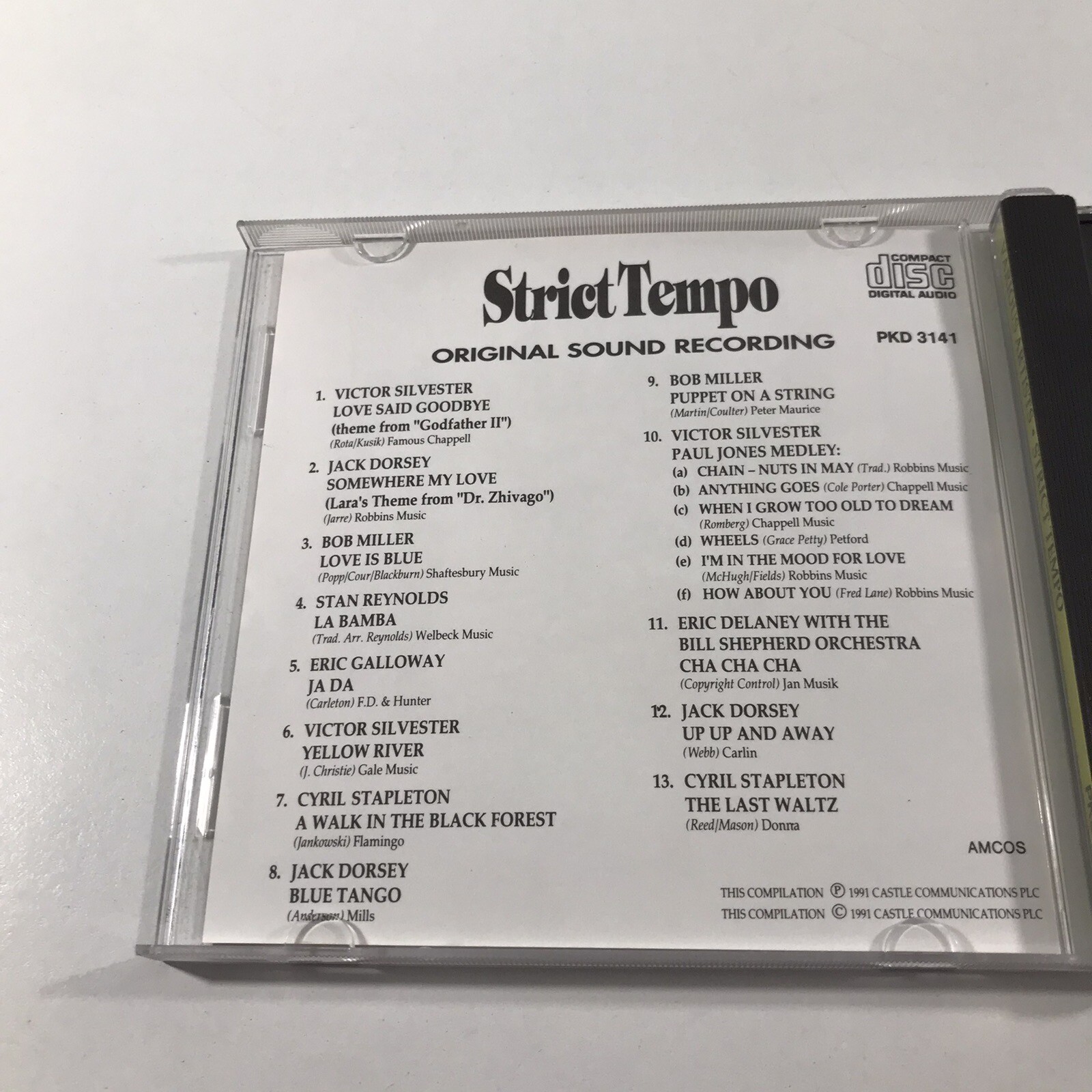 Strict Tempo CD Compilation Album Various Artists 13 Tracks