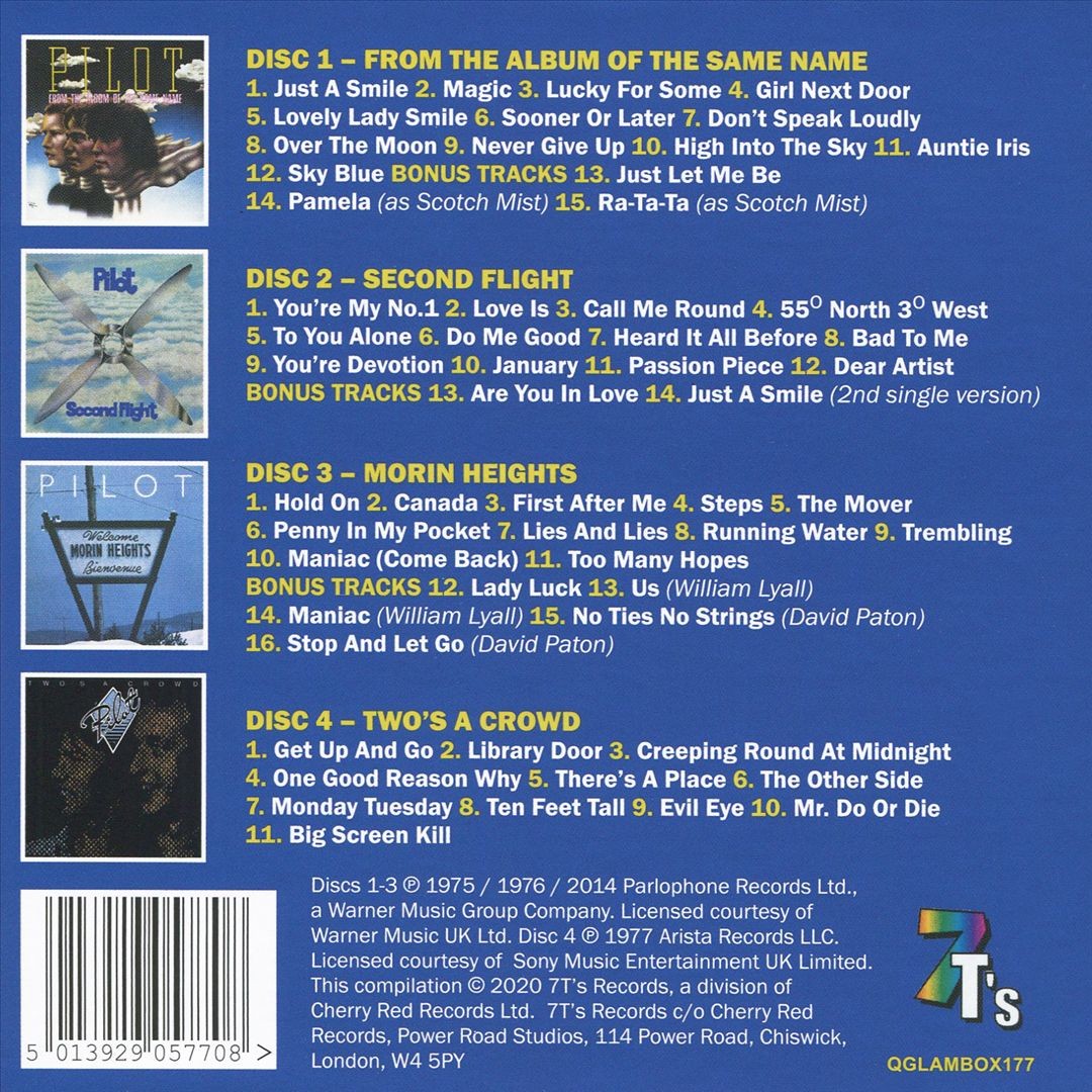PILOT ALBUMS NEW CD