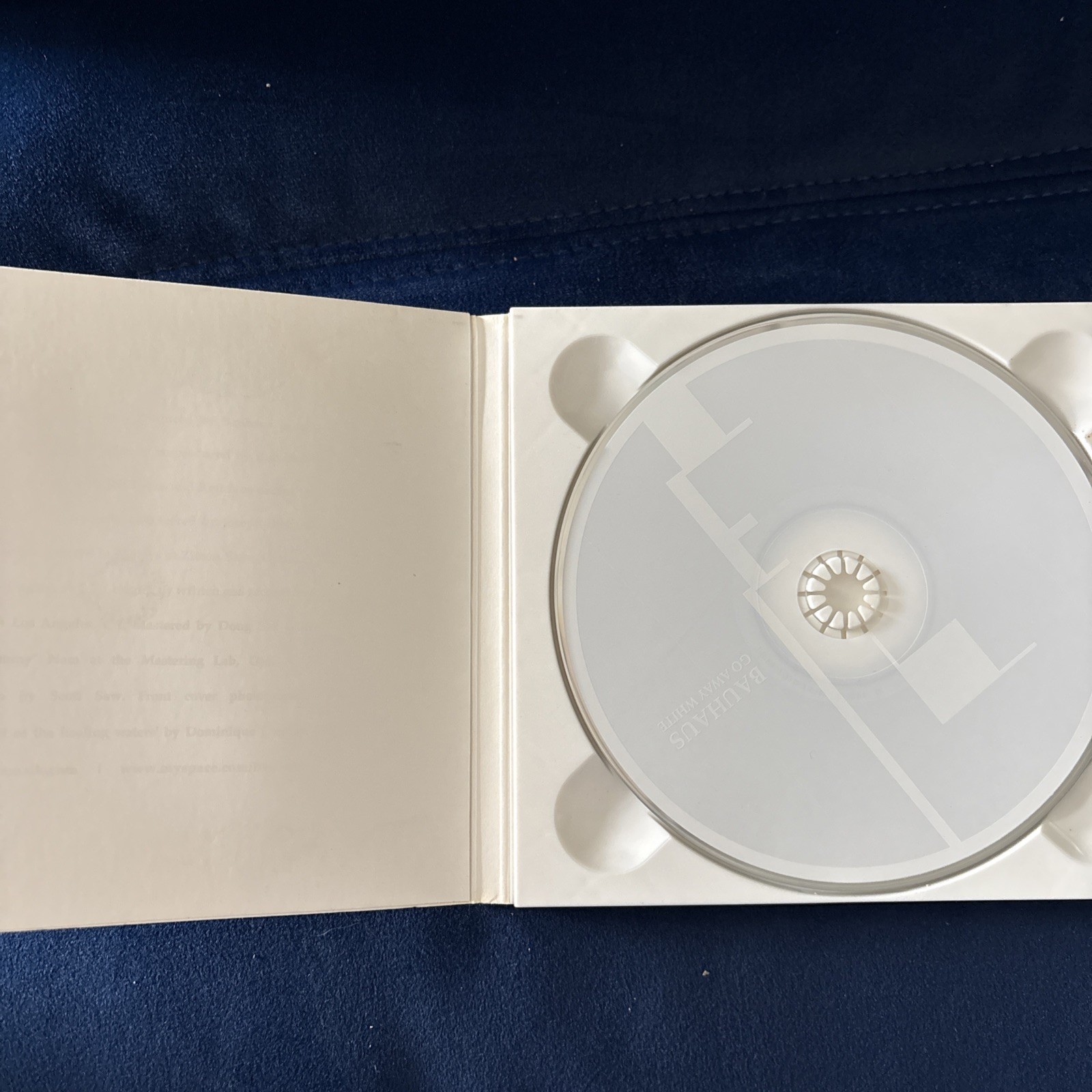BAUHAUS - GO AWAY WHITE - 2008 - CD - GOTHIC ROCK Sisters of Mercy Mission UK