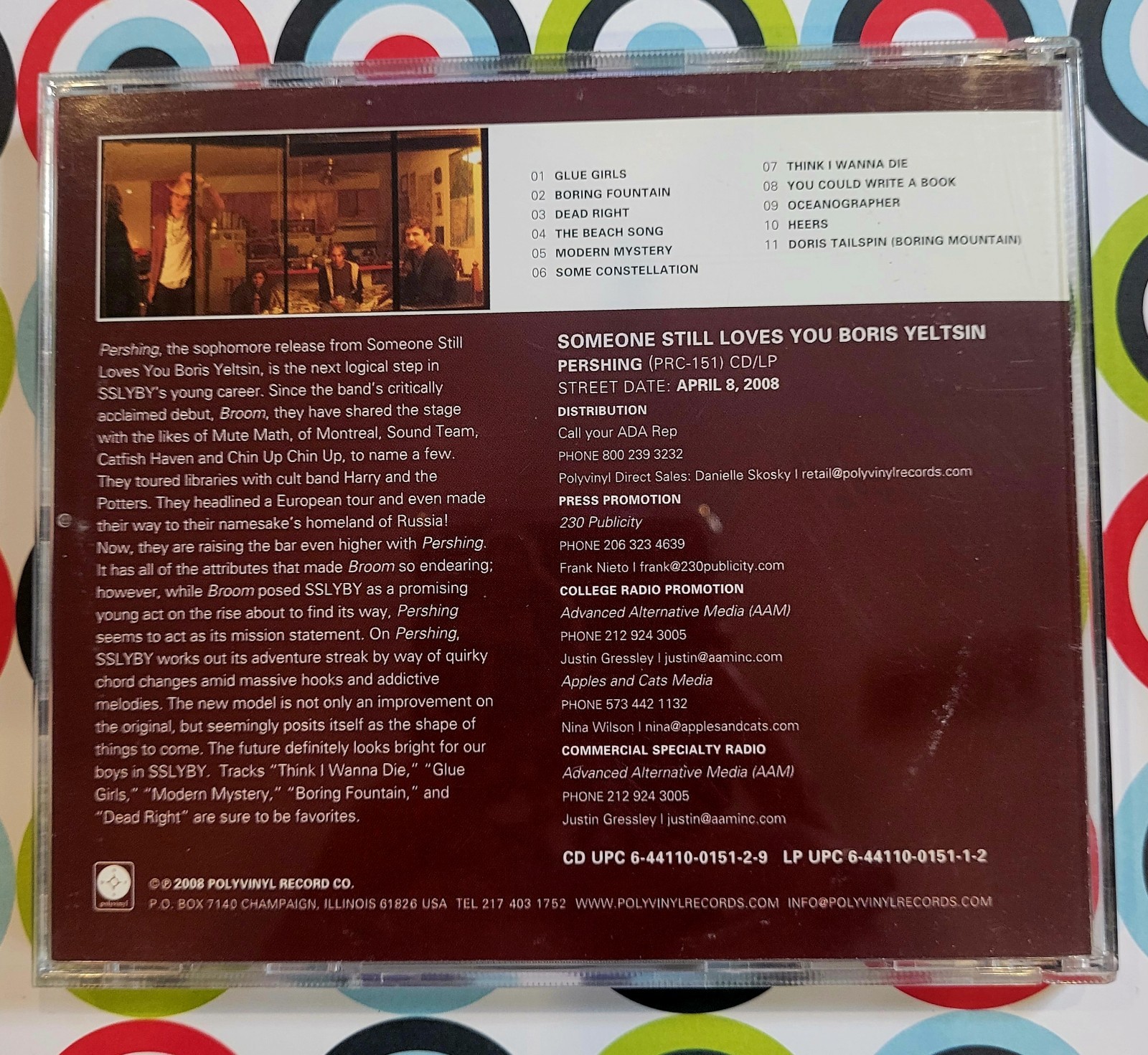 Pershing by Someone Still Loves You Boris Yeltsin (CD, 2008)