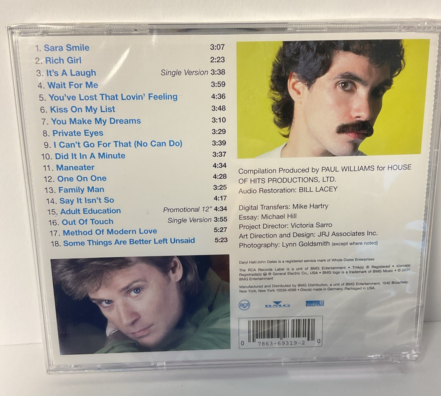 The Very Best of Daryl Hall and John Oates by Hall & Oates (CD, 2001)