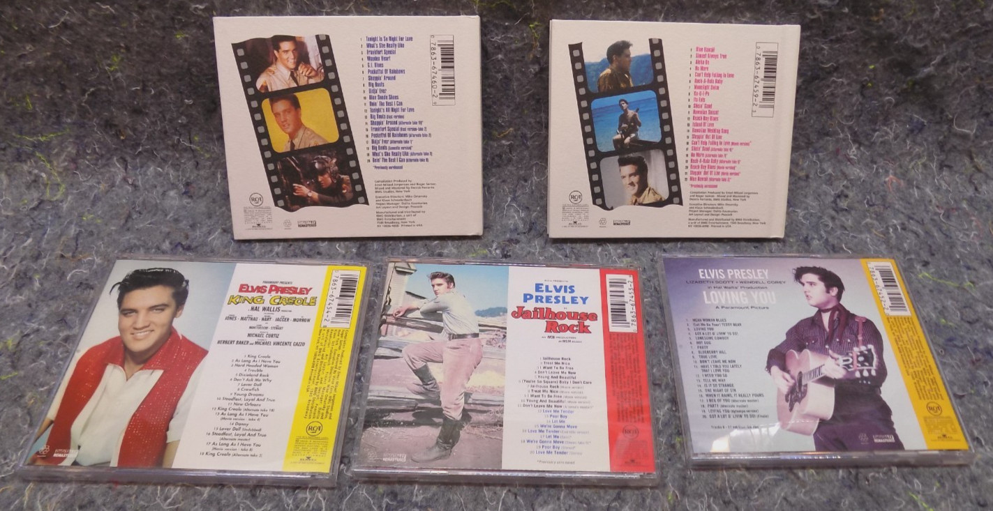 "The Blue Suede Box: Elvis, His Greatest Hits" 5 CDs BMG (1997) EX