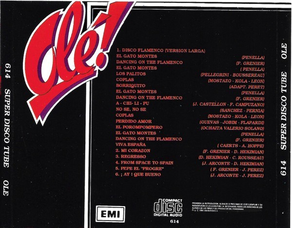 OLE Super Disco Tube 1994 Reissue CD Flamenco Rumba Disco RARE VG+/NM