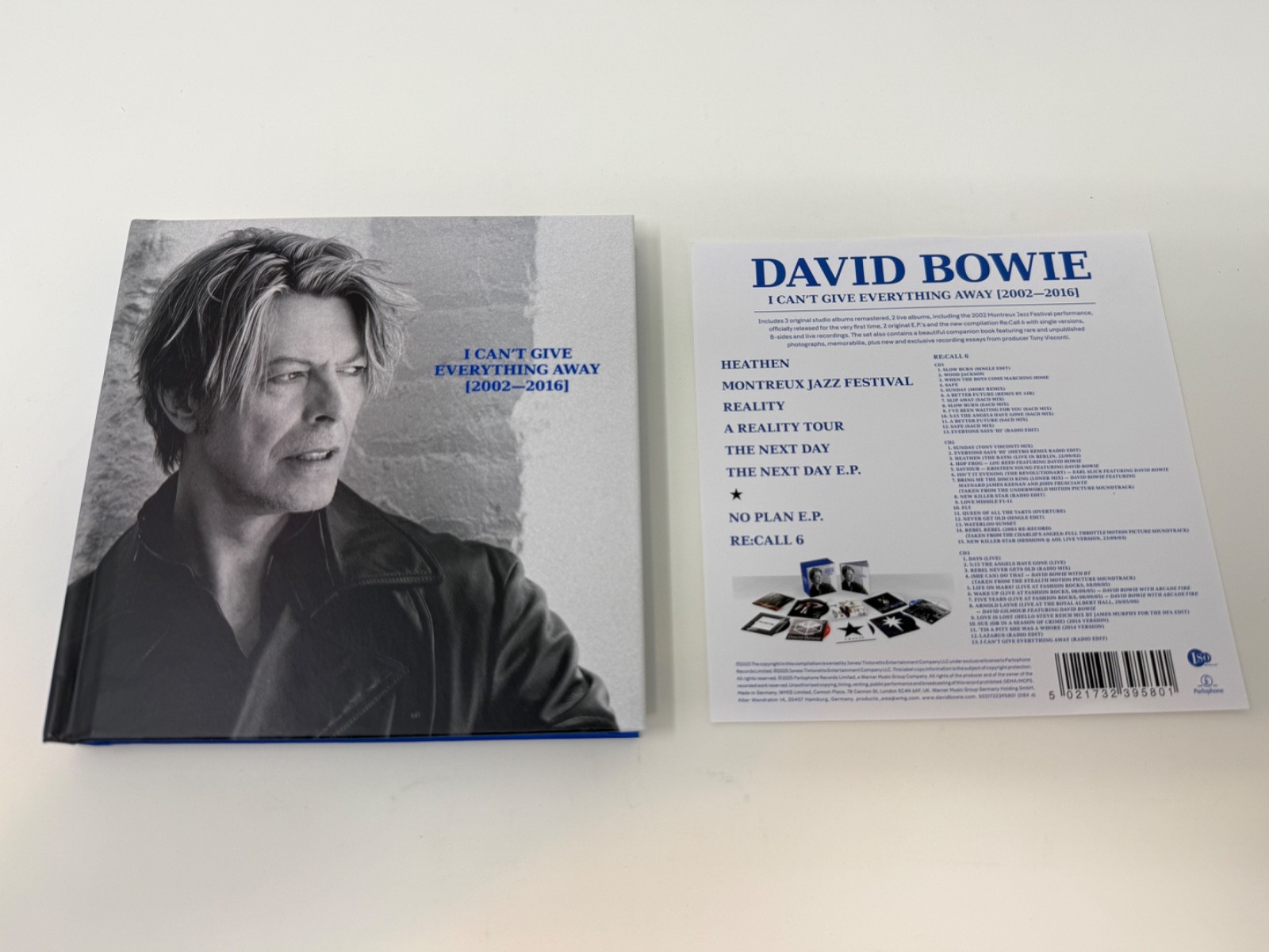 David Bowie: I Can't Give Everything Away 2002-2016 CD Box Set - Complete