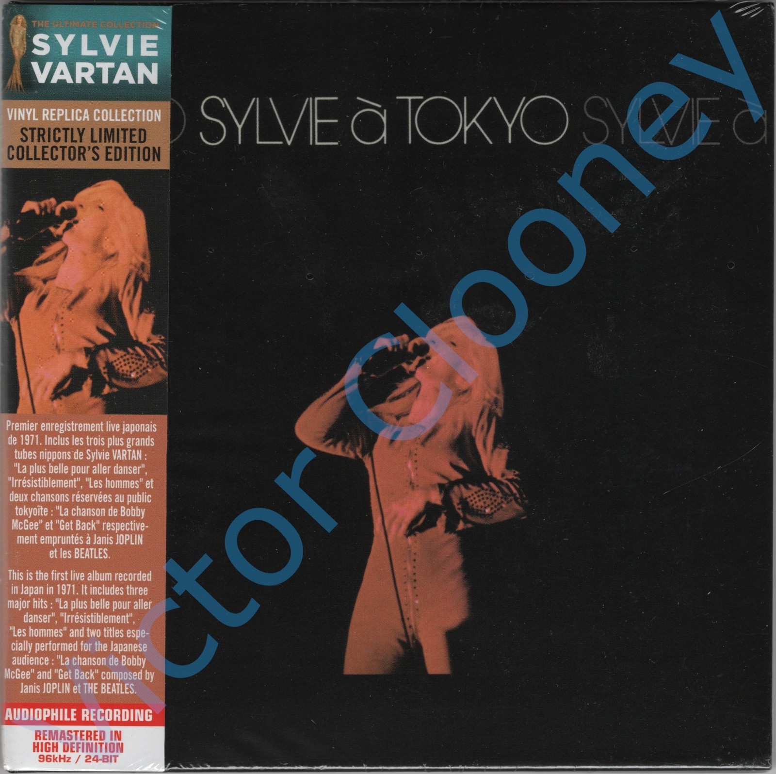 SYLVIE VARTAN À Tokyo (1971) CULTURE FACTORY 2013 Strictly LTD RMST Mini-LP CD