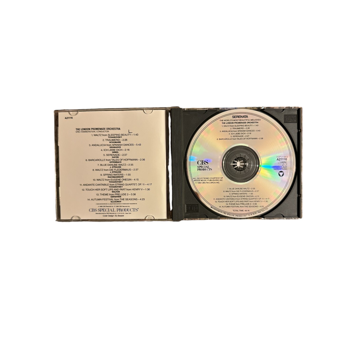 Various Artists: World's Most Beautiful Melodies - Serenata CD 1989