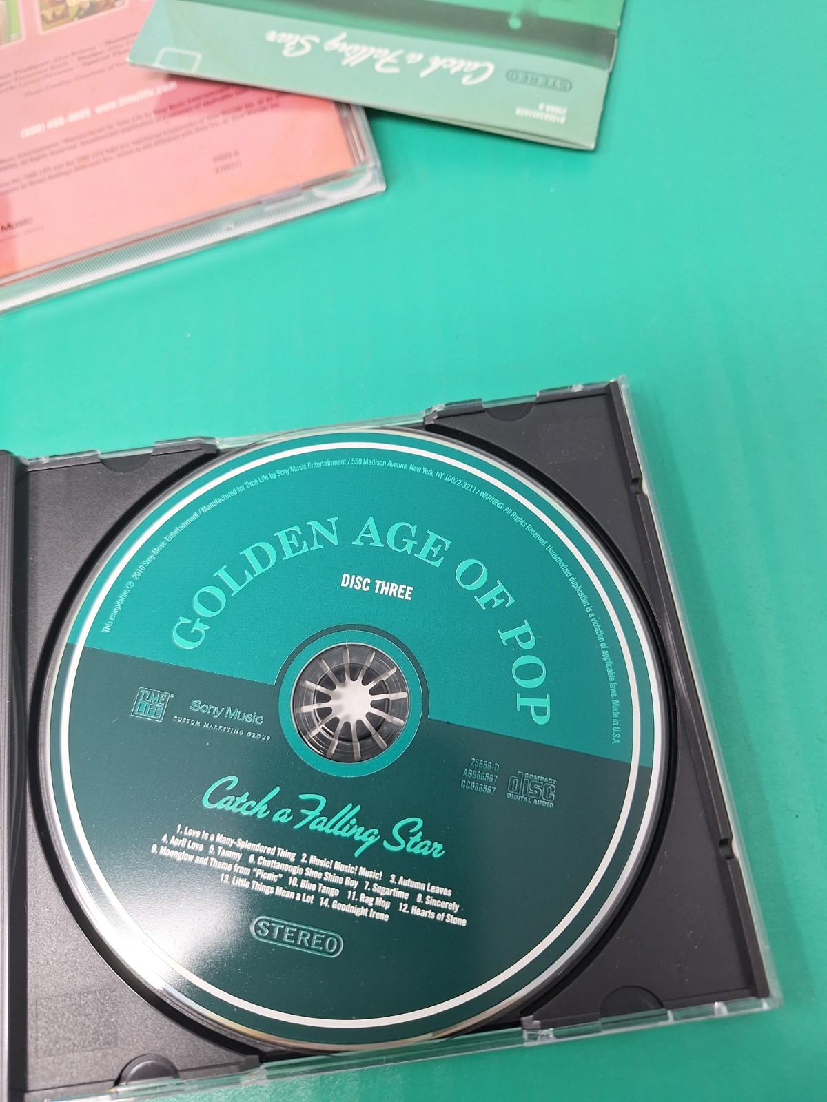 Golden Age of Pop 10 CD Box Set Time-Life 145 Songs 1950s-1960s Various Artists