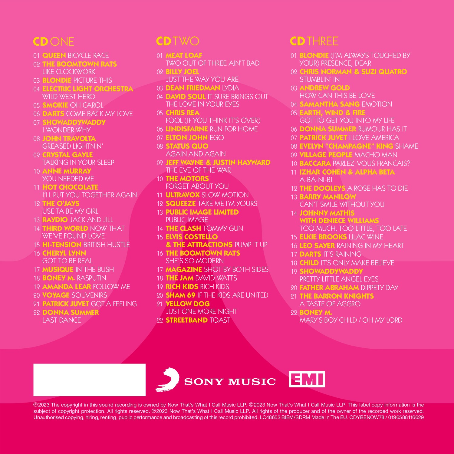 Various Artists NOW Yearbook Extra 1978 (CD) Collector's Album (UK IMPORT)