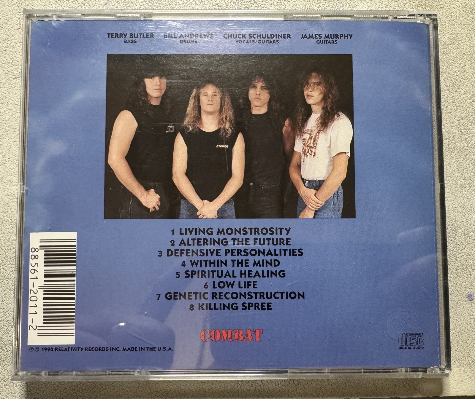 Death - Spiritual Healing (CD, Album) 1990 Combat 88561-2011-2