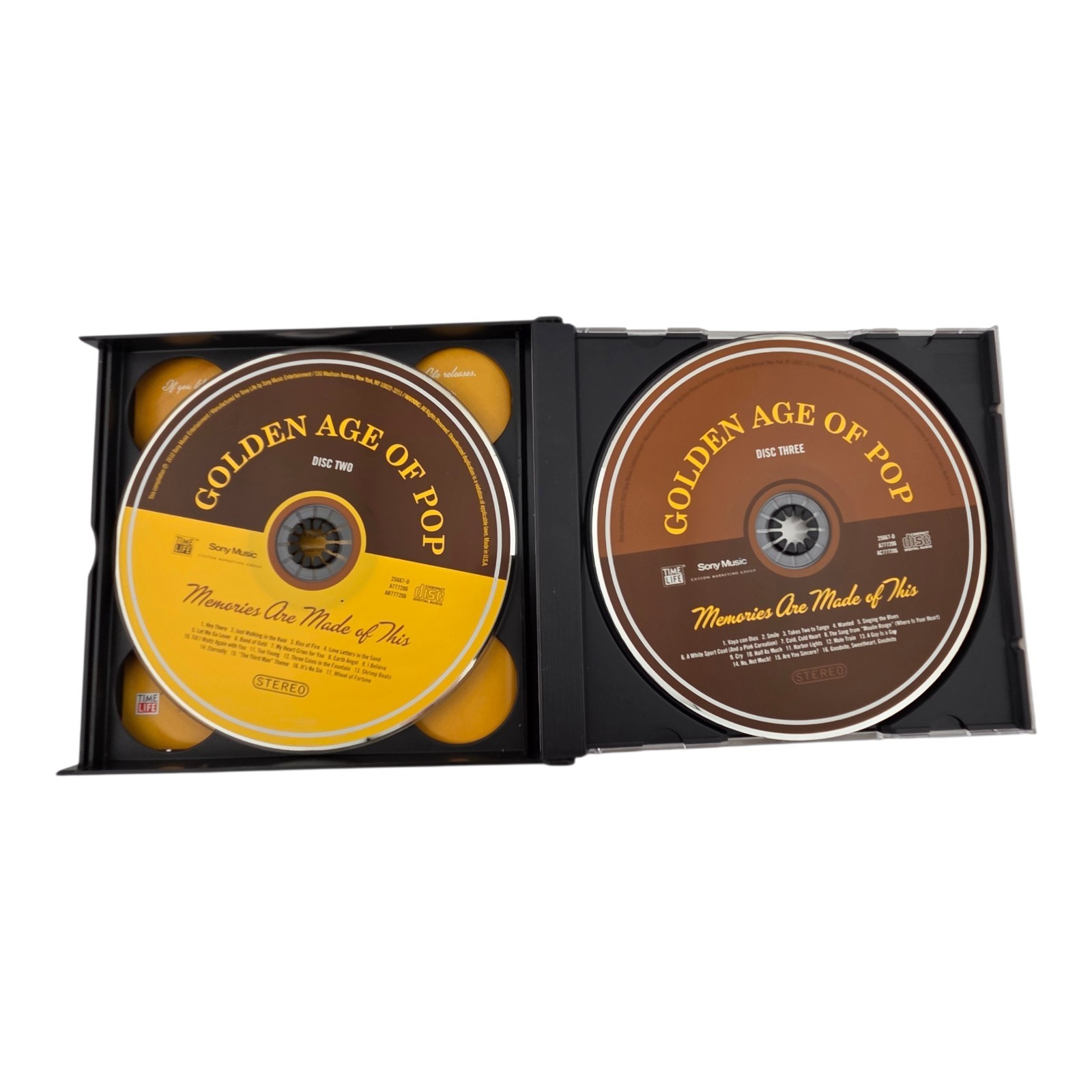 Golden Age of Pop Time-Life 10-Disc Music Box Set 2010 Jewel Cases with Box