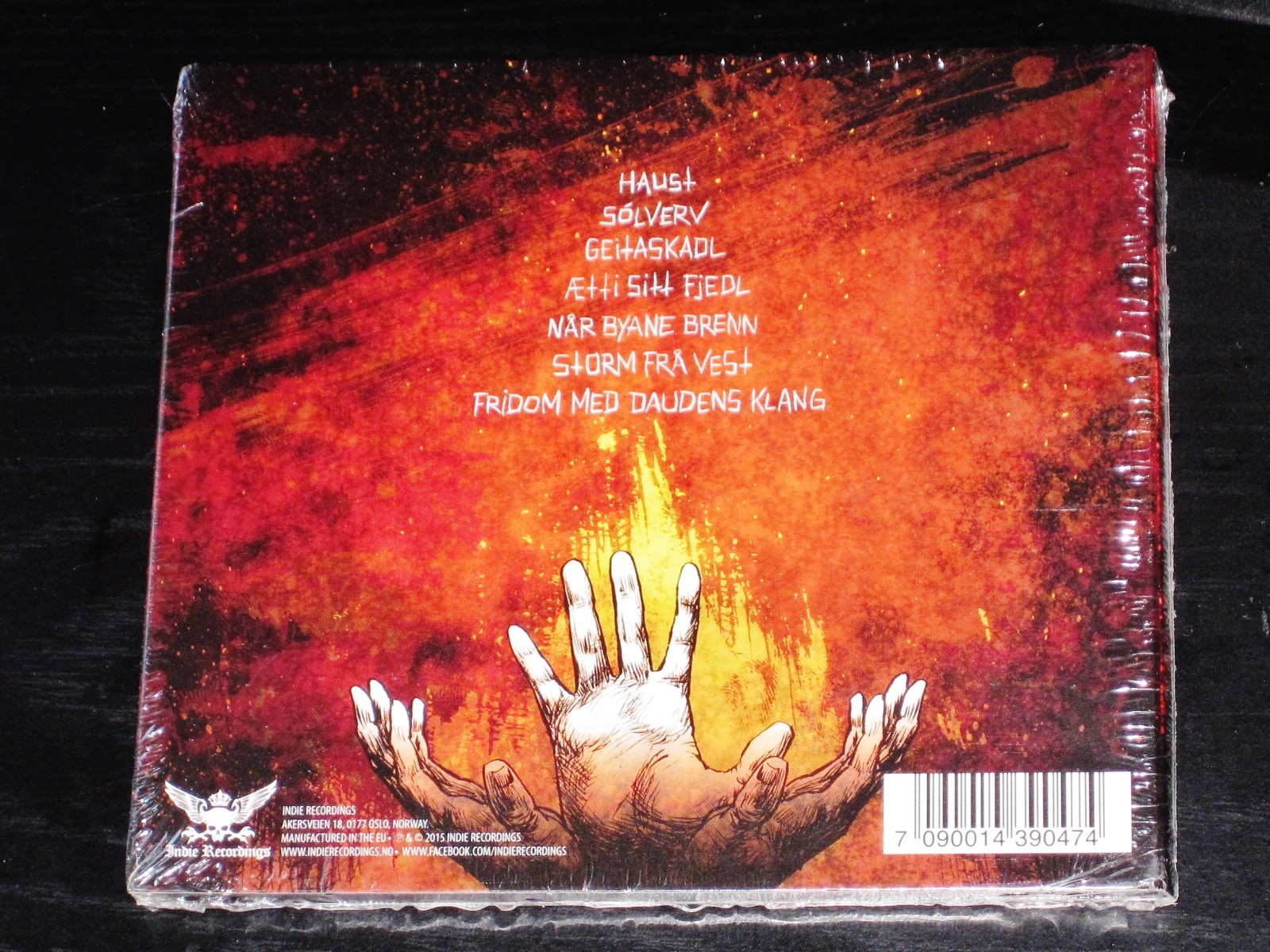Vreid: Solverv CD 2015 Indie Recordings Norway INDIE164CDL Digipak + Patch NEW