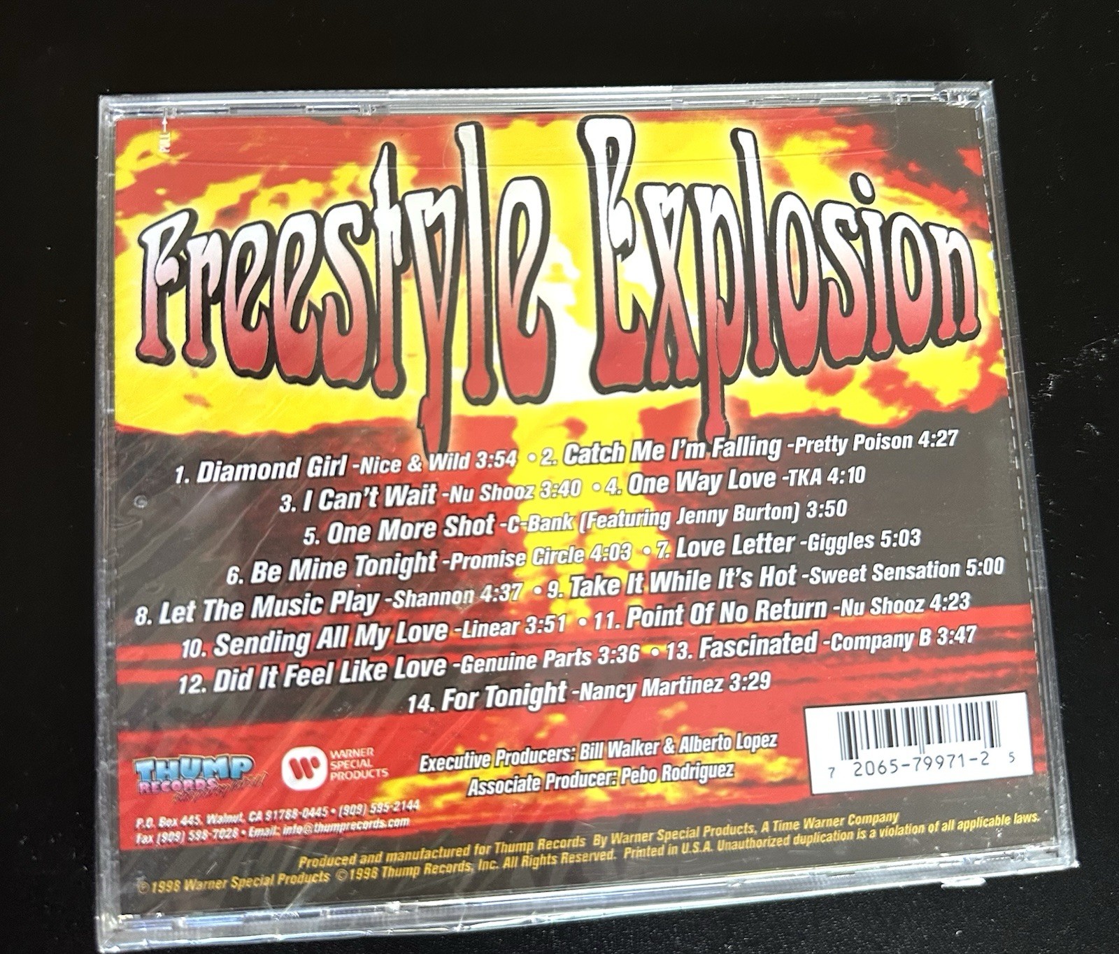 Various Freestyle Explosion 1998 Freestyle Dance & Electronica CD NEW SEALED
