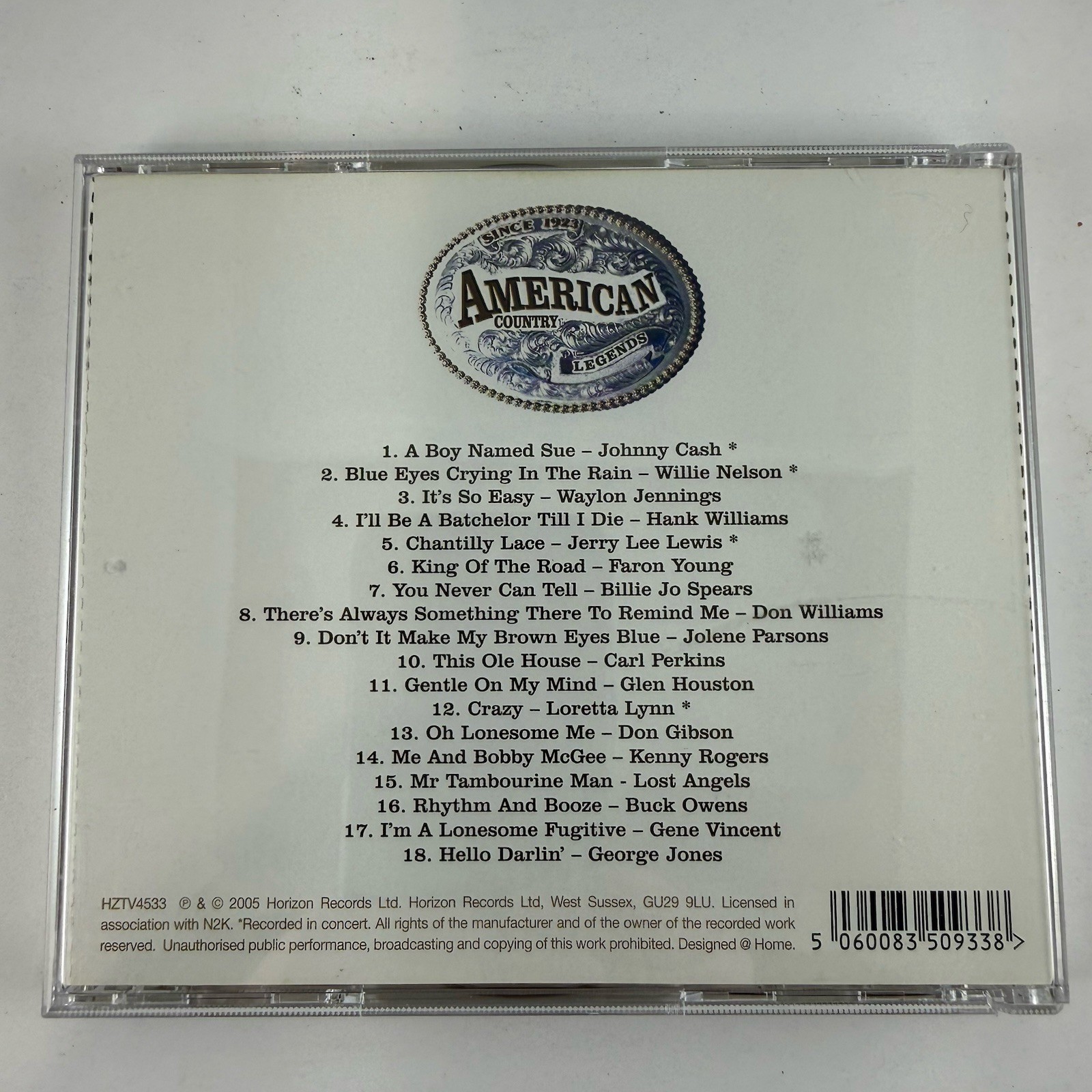 American Country Legends (4-CD Set) Volume's One-Two-Three-Four