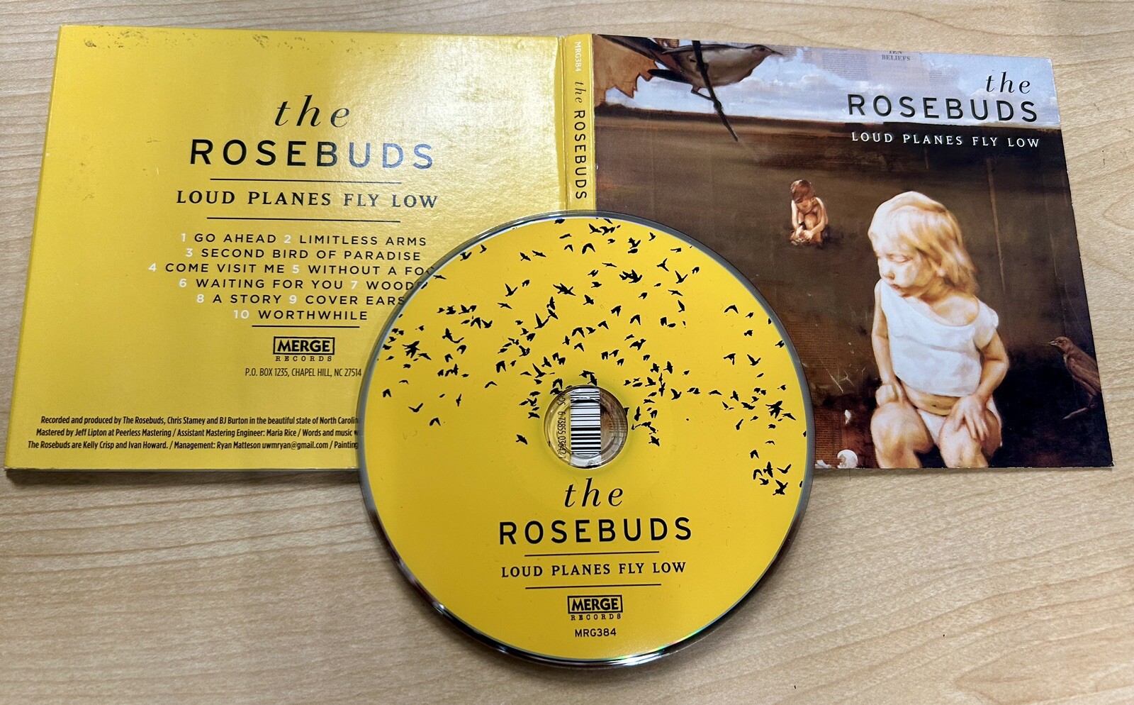 ROSEBUDS Loud Planes Fly Low CD Indie Rock Pop Alternative MERGE RECORDS