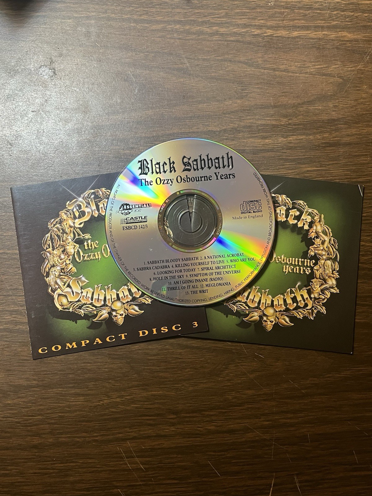 Black Sabbath The Ozzy Osbourne Years 3x CD 1991 Castle Heavy Metal ESBCD Tested
