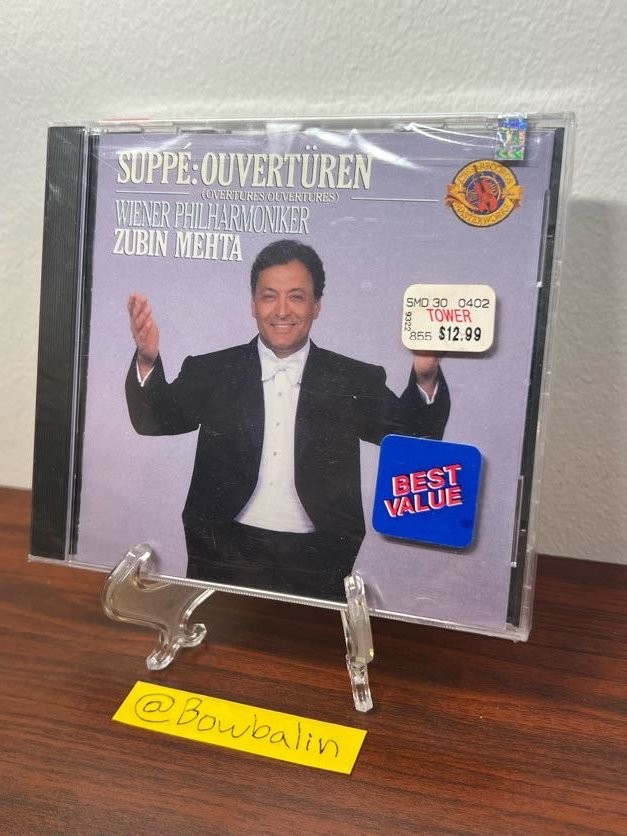Suppé: Ouvertüren CD 1989 Wiener Philharmoniker Zubin Mehta Classical CBS - New!