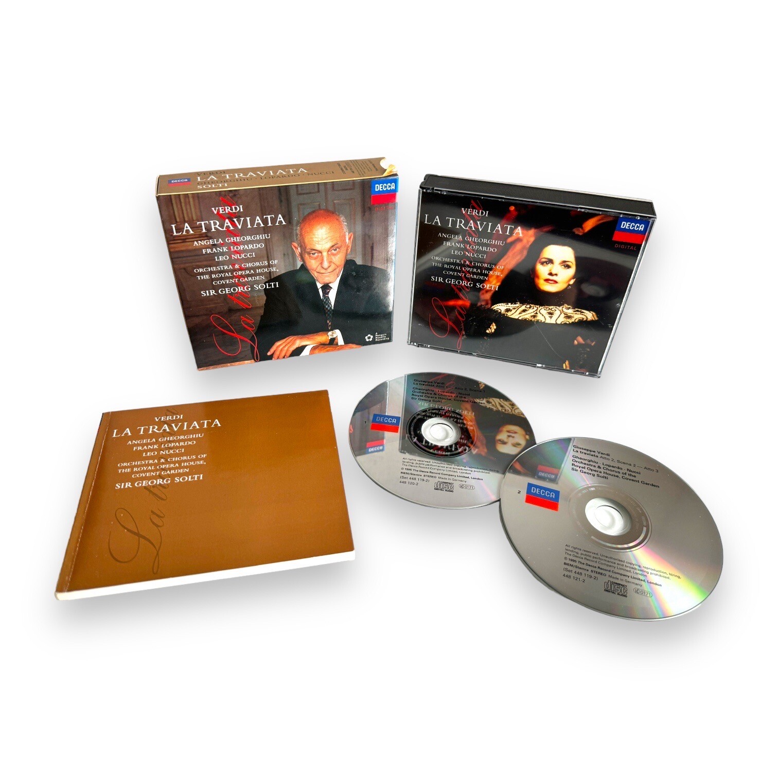 Verdi La Traviata – Angela Gheorghiu, Frank Lopardo, Solti – 1995 Decca 2CD