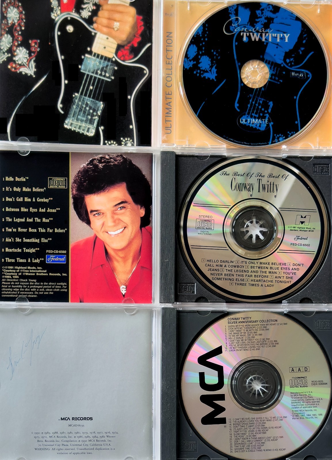 TWITTY CONWAY *ALL AT LEAST VG* US 3XCD LOT#1 (PLEASE SEE PHOTOS)