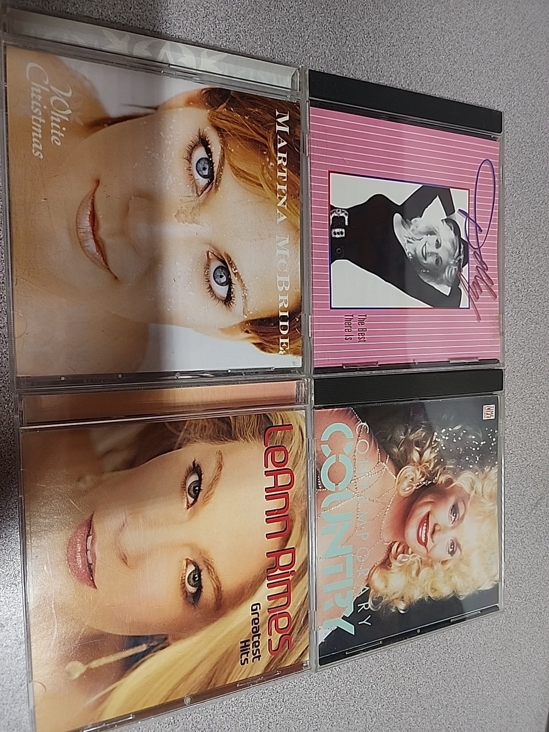 Lot Of 4 Cds Dolly Martina Mcbride Leann Rimes