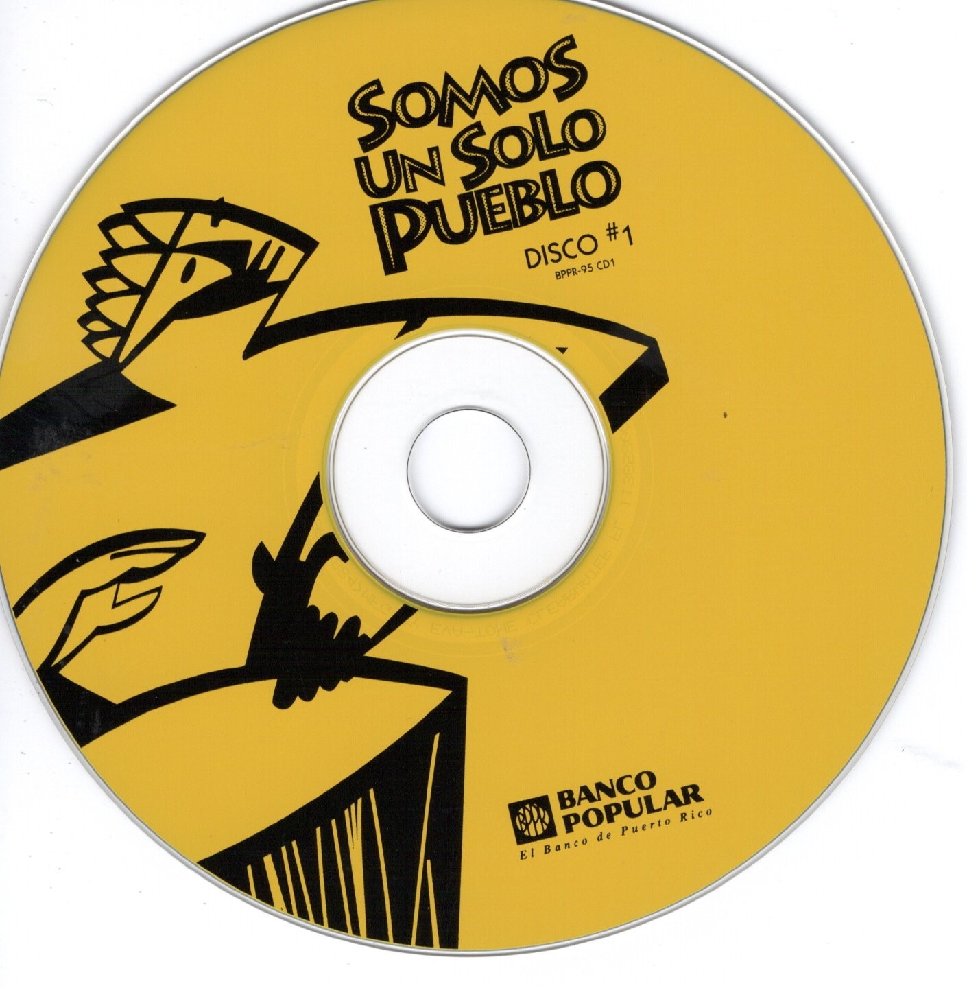 RARE "SOMOS UN SOLO PUEBLO" 1995-BPPR -2 CD'S