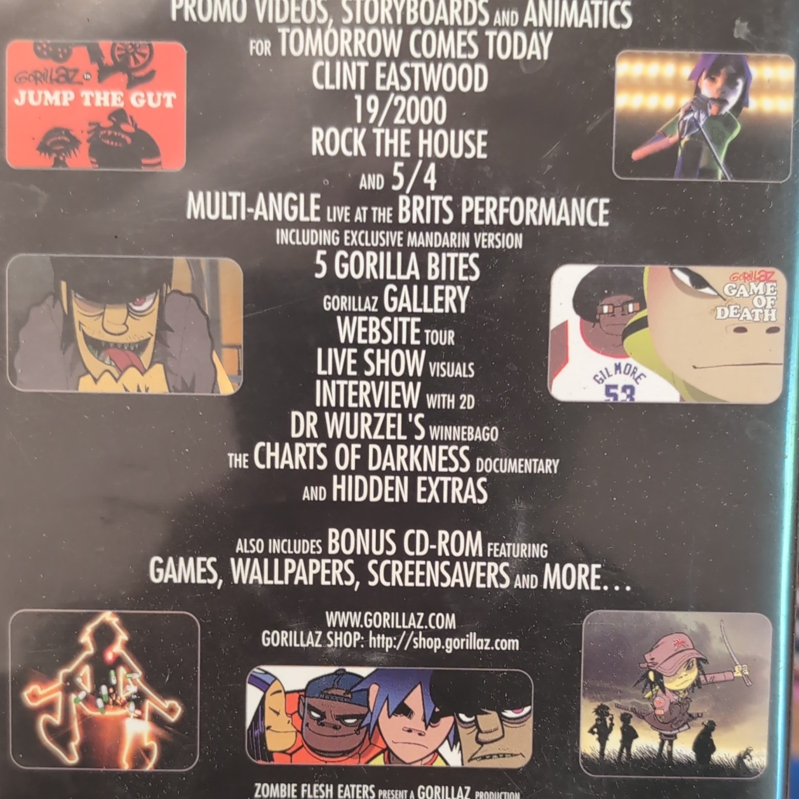 Gorillaz Jump the Gut Promo EP CD w/ CD-ROM, Parlophone 2002
