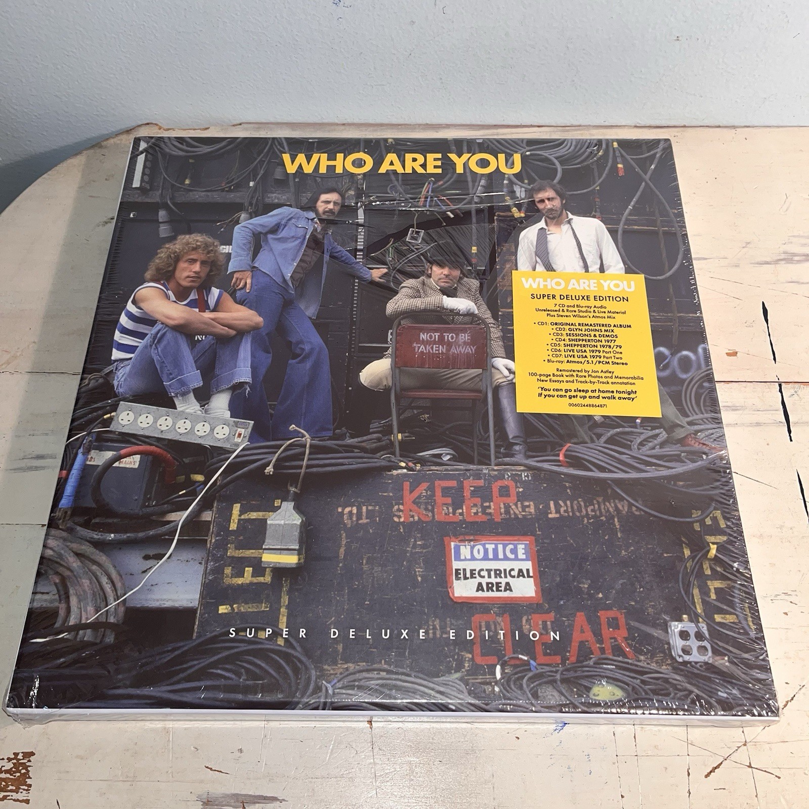 The Who Who Are You (Super Deluxe Book Edition) (CD) Box Set with Blu-ray Sealed