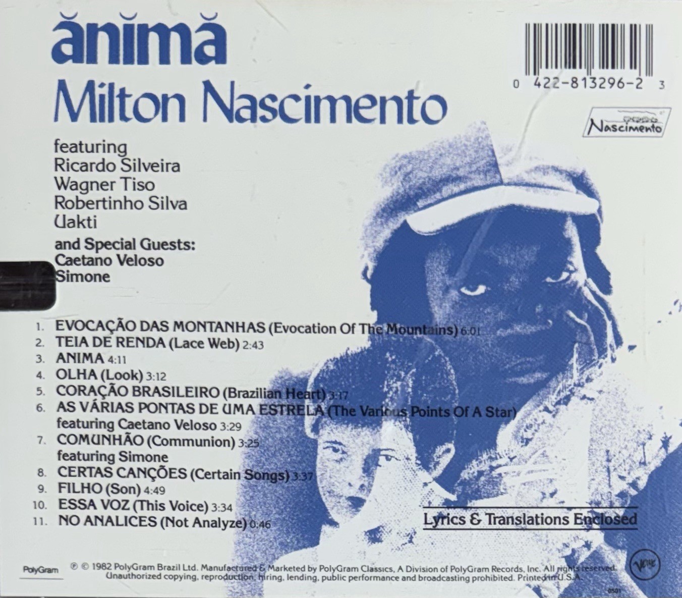 Änïmä by Milton Nascimento (CD, Jan-1990, Universal International)