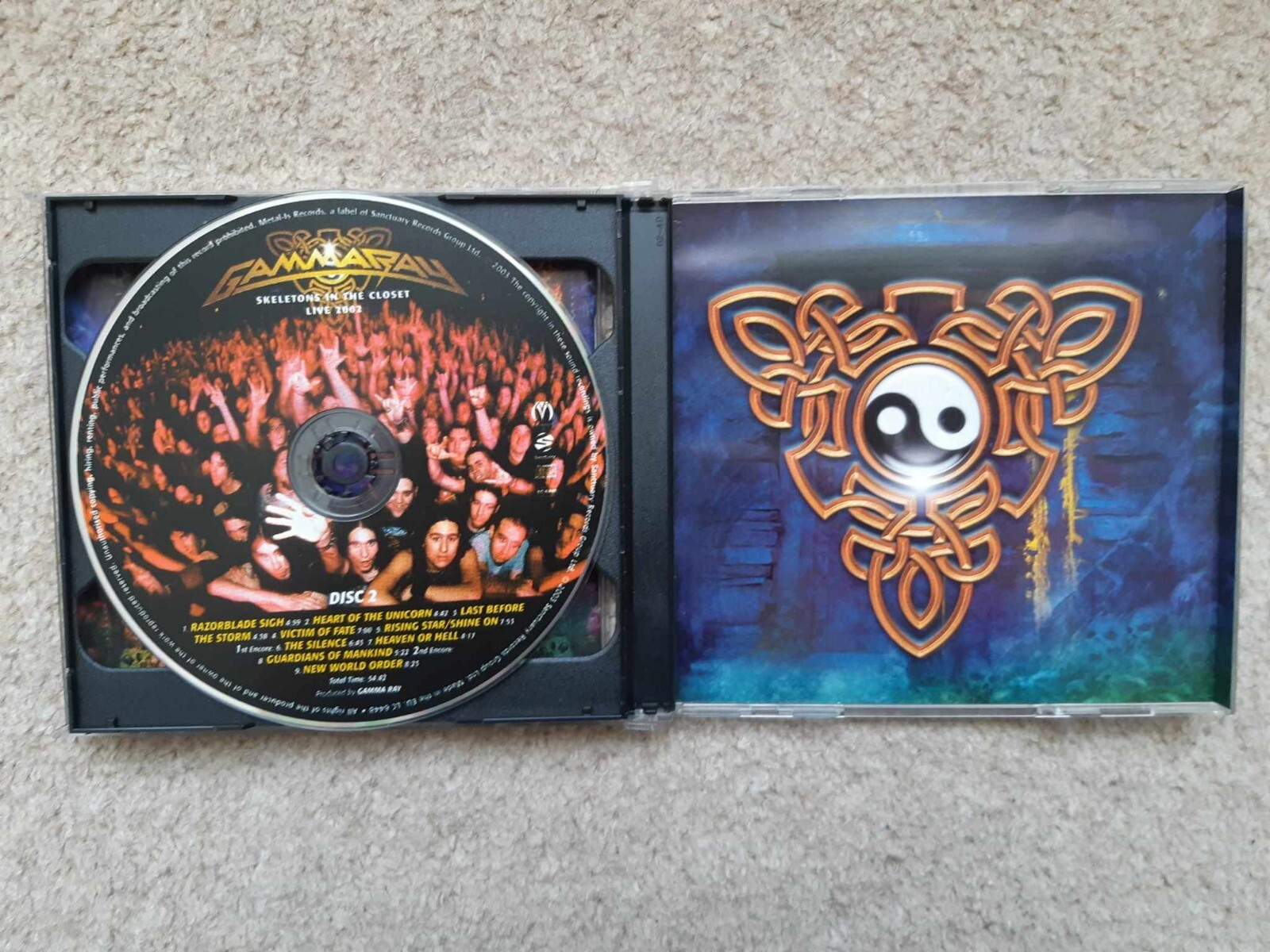 Gamma Ray - Skeletons in the Closet (2CD, 2003) - double live album