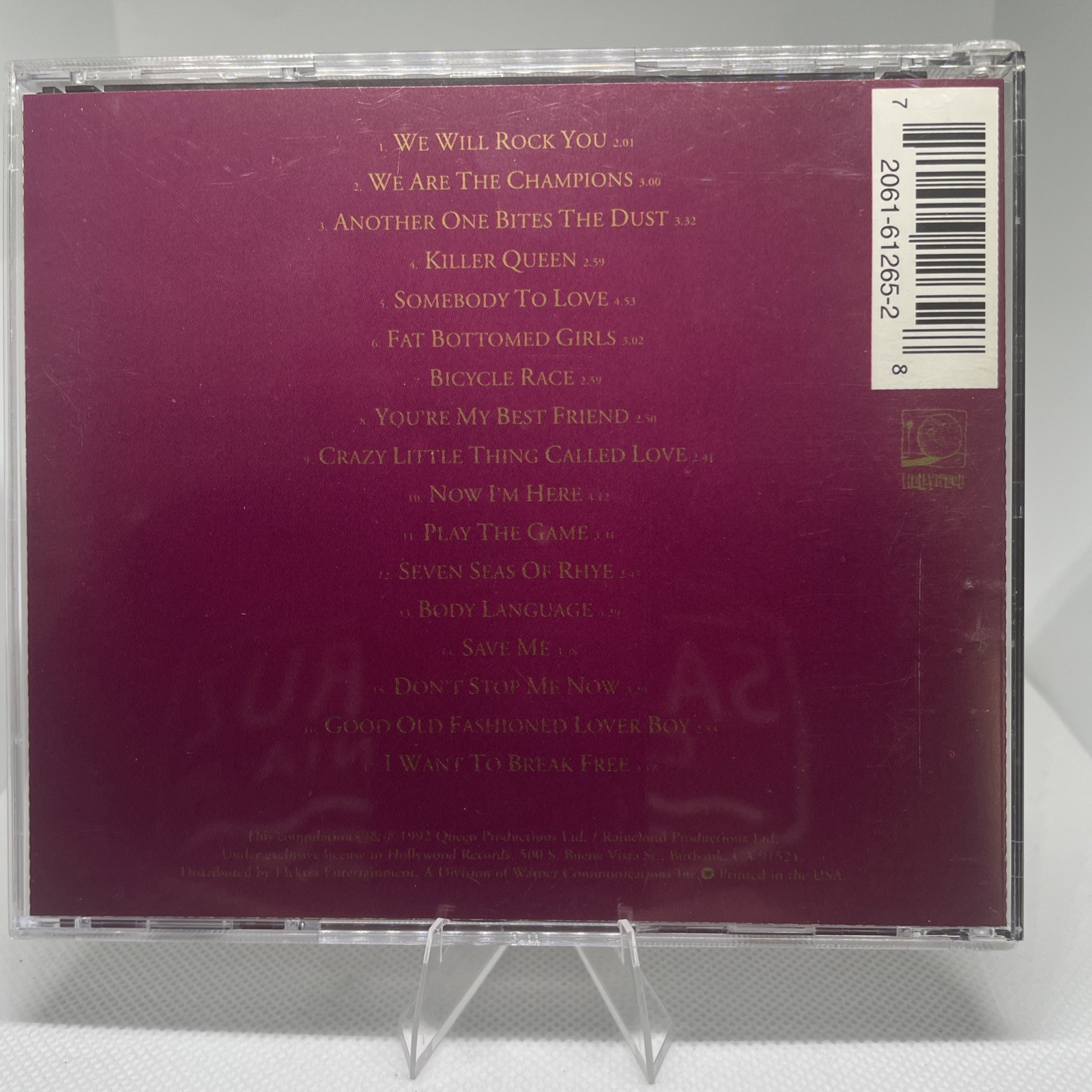 Queen ‎– Greatest Hits by Queen (CD, 1992)