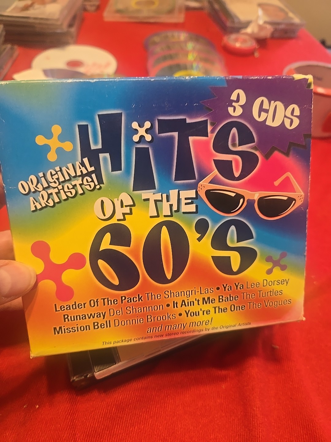7 Music Cds: Hits of the 60's x3, Happy Days 1960s x3, 60s Sound Explosion.